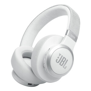 JBL Live 770NC Headset Draadloos Hoofdband Oproepen/muziek Bluetooth Wit